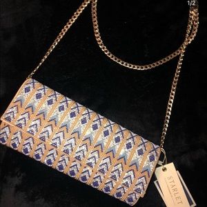 Starlet Beaded Clutch